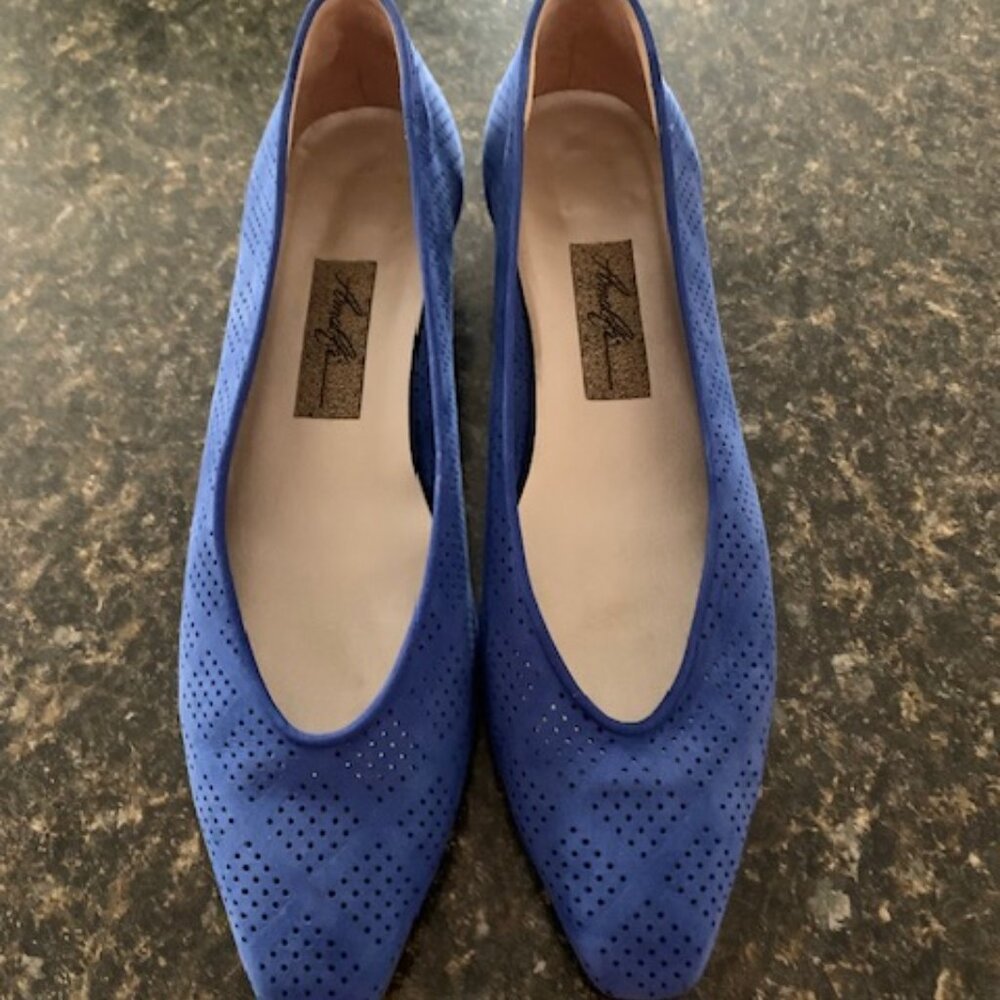 BLUE SUEDE SHOES by Amalfi Italy 10AA